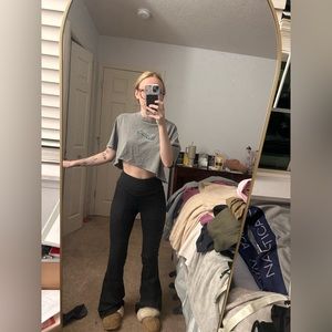 AERIE “The Hugger” Flare Leggings